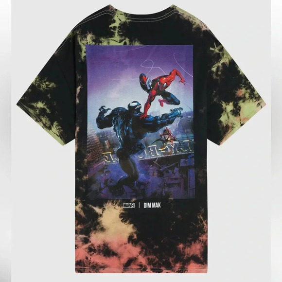 Marvel x Dim Mak Spider Man Tie Dyed Tee - Picture 2 of 2